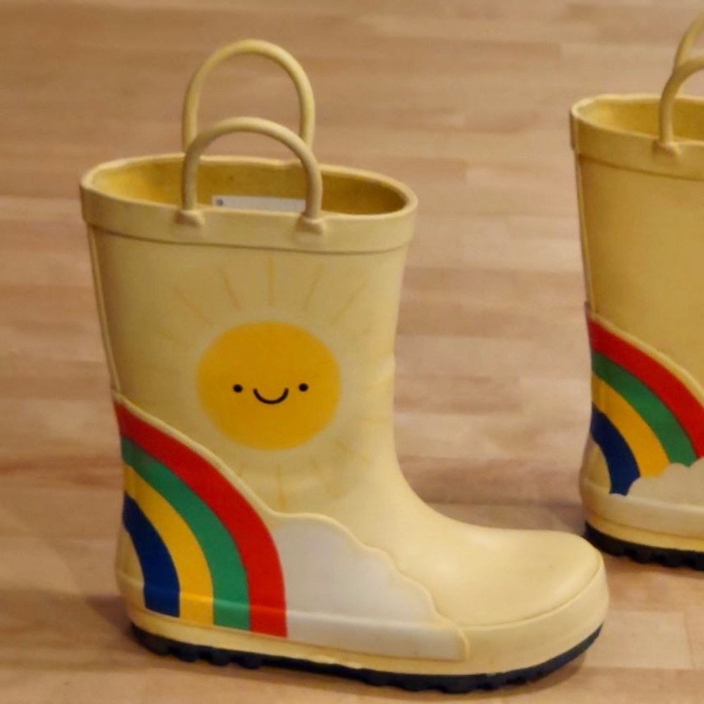 Sunny Yellow Rain Boots